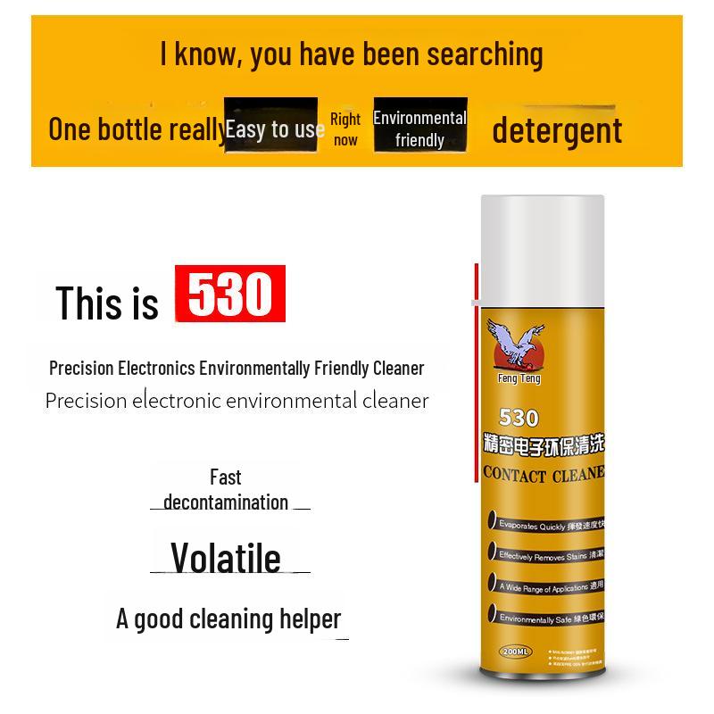 530 Eco-Friendly Precision Electronics Cleaner with Anhydrous Alcohol for Mobile Phones and Screen Tools