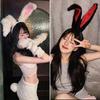 Oversized Rabbit Ears Headband Plush Beast Ears Hair Accessories Rabbit Girl Dress Up Headband Cute Headgear