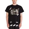 OFF WHITE T Shirts Men's Black Crew Neck Moderate Straight Fit AU1001-03-05