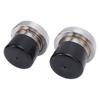 2Pcs Boat Trailer Bearing Protectors with Covers 2.717in Diameter Stainless Steel Wheel Center Grease Cover