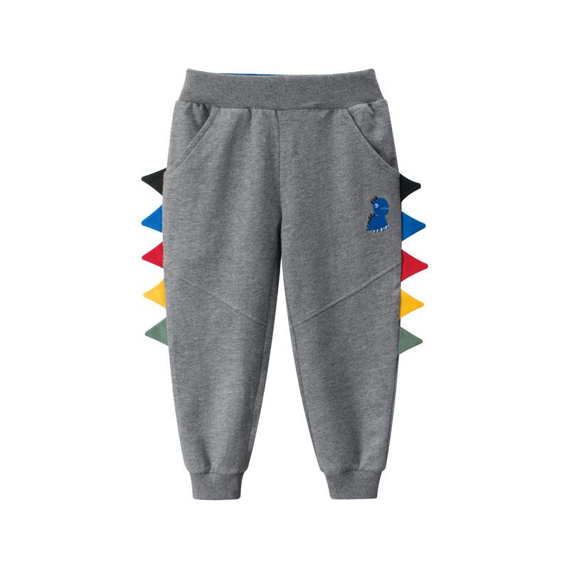 Korean Style Kids Dinosaur Cartoon Sport Pants - Spring/Autumn 2024 Collection 110cm