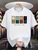 2026 Summer Men's Comfortable Casual Loose Logo Pattern Printed Sports Round Neck Short Sleeve Summer Fashion T-shirt