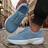 Wide Toe Platform Men Shoes Breathable Mesh Knitted Soft Soled Running Shoesmultifunctional Fashionable Outdoor Sneakers for Men