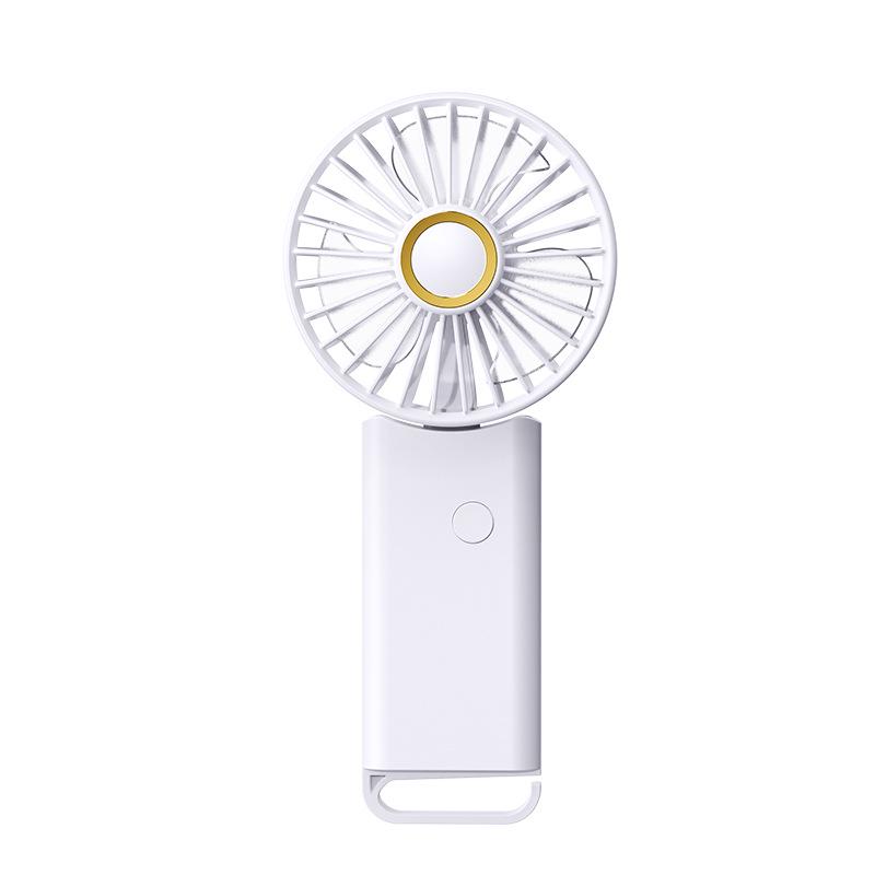 Portable USB Handheld Fan: Transparent, Strong Wind, Outdoor Use