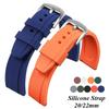 Silicone Strap Quick Release Rubber Watch Strap Soft Sport Bracelet Watchband Women Men 20mm 22mm Orange Black Green Blue Belts
