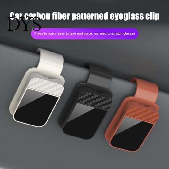 Car Glasses Holder Sunglasses Clip for Visor Magnetic Eyeglass with Protective Soft Padding Scratch-Free Vehicle Stylish