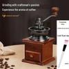 Classic Hand-Crank Coffee Grinder: Retro Wood Design, Portable Bean Grinder & Coffee Decor