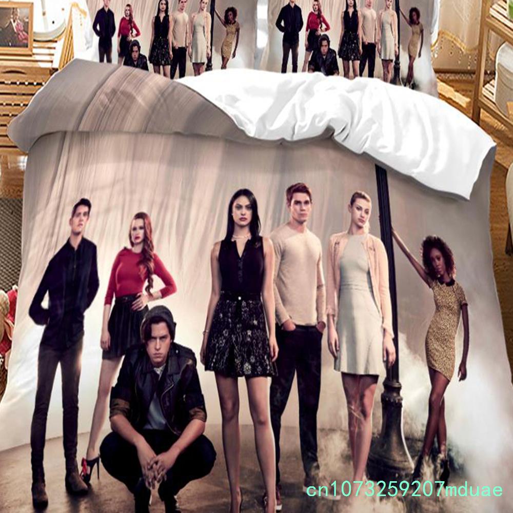 New Riverdale Printed Bedding Set 3d Bedding Set Printed Duvet Cover Sets With Pillowcases Digital Printing Comforter Cover Set