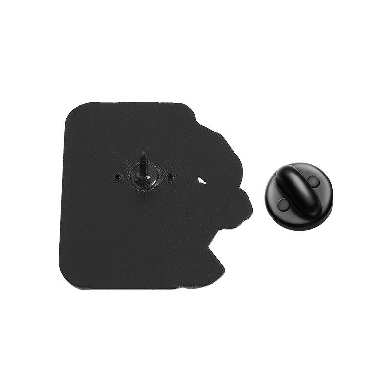 Weihnachts-Spoiler Emaille-Anstecker Individuelle Geister-Herz-Gesten-Anstecker Anstecknadeln Lustiger Schmuck Geschenk für Freunde