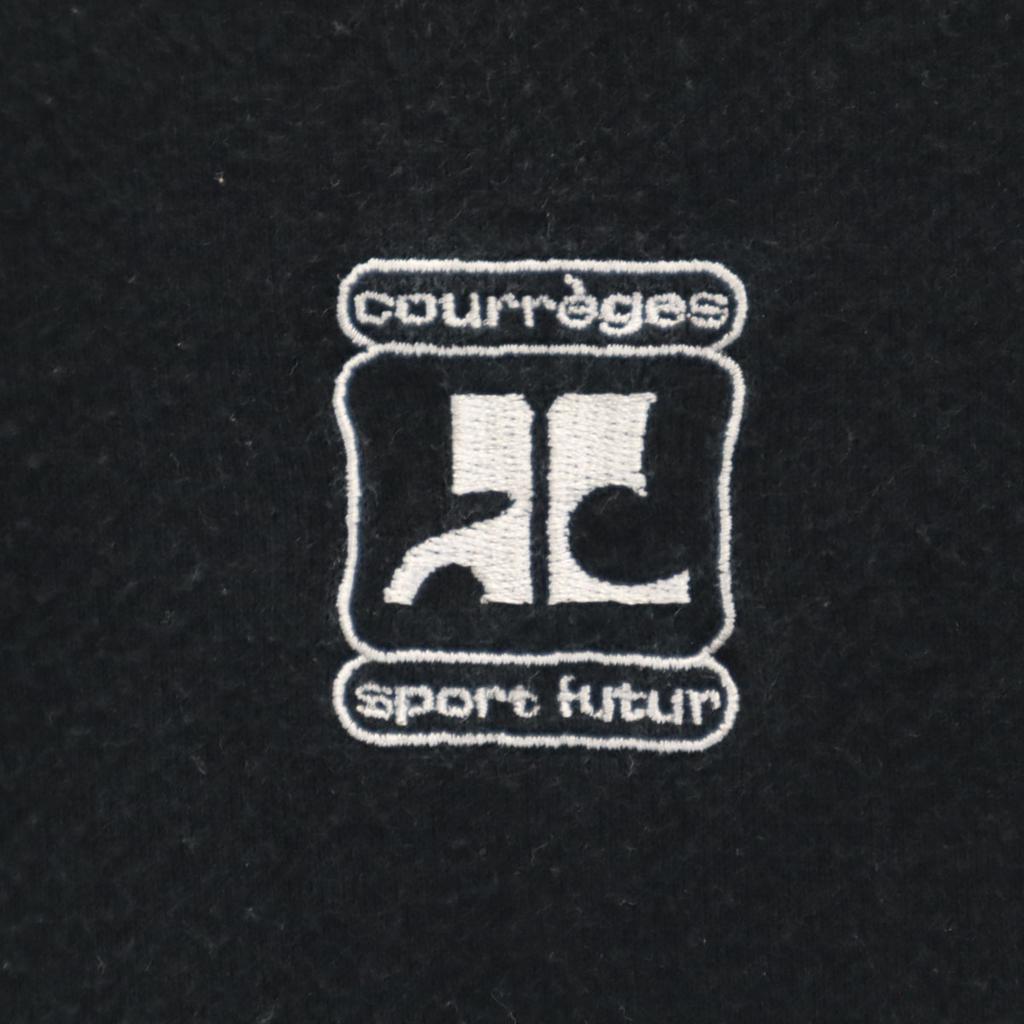 COURREGES Short Sleeve T-shirt 40 Black Men's Used