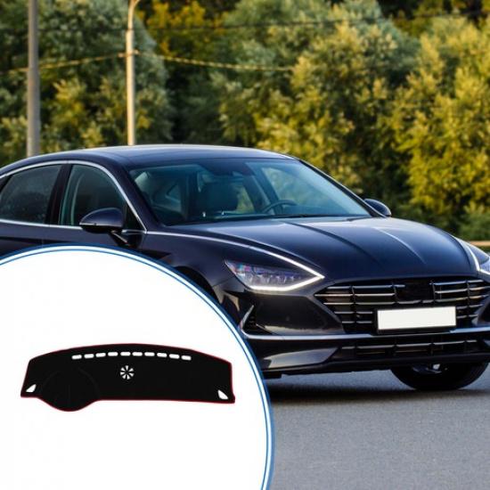 

Dash Cover for Hyundai Azera 2006-2011 Dash Cover Mat Black, Red