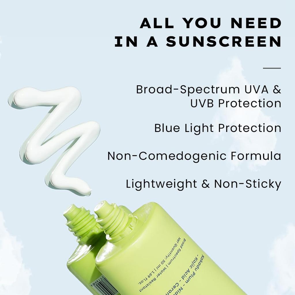 Hyphen All I Need Sunscreen SPF 50 PA++++ 50ml Pack of 1 | Hydrating Lightweight UVA UVB Protection
