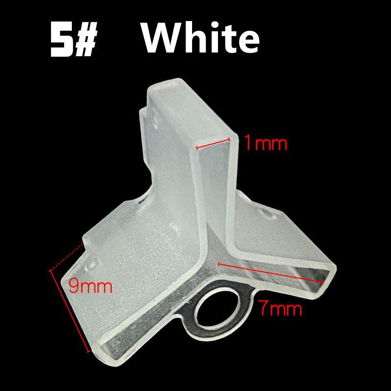 50 ks/lot Odolné ochranné krytky Kryt háčku na ryby Bezpečný trojháček Rybářské vybavení Lehké příslušenství s drážkami Rukávy Nástroje