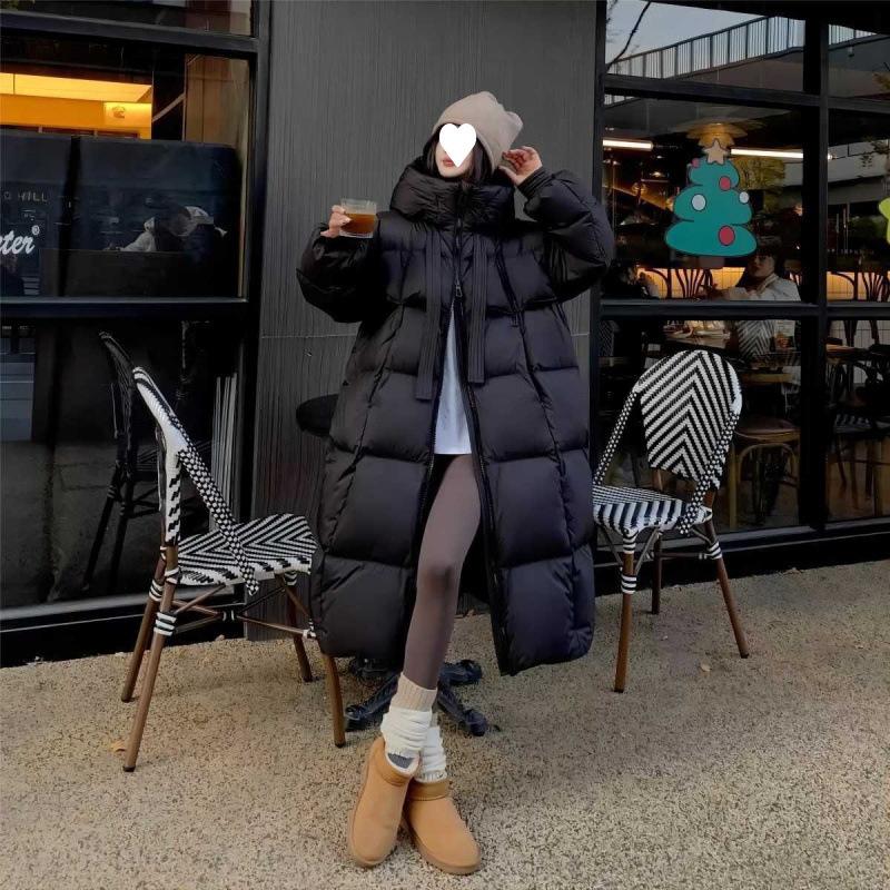 Women's Hooded Long Winter Parka Heavyweight Thickened Coat