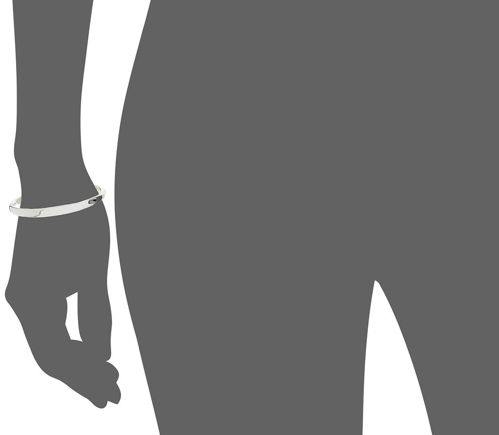 Silver 925 Basic Bangle [Ankh]