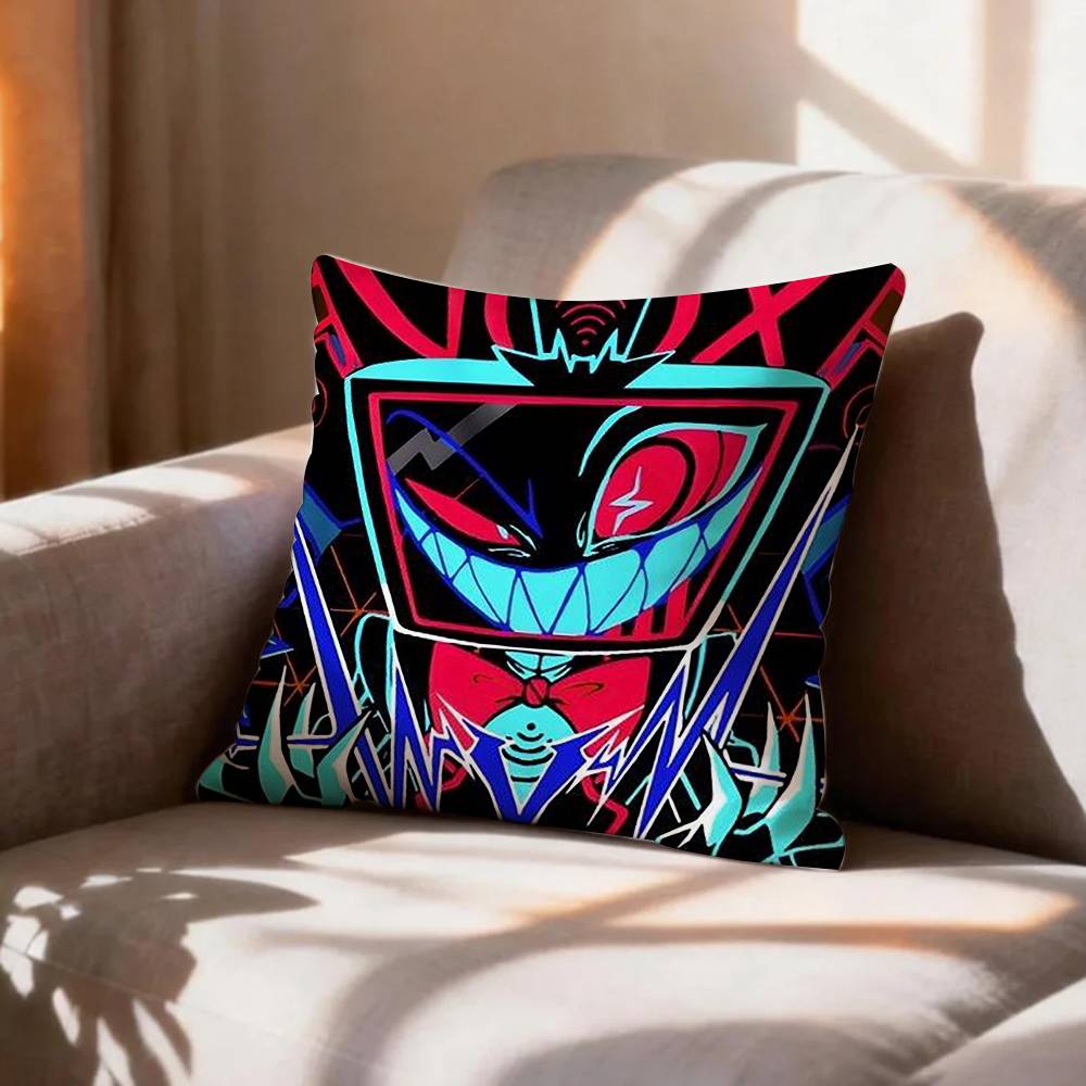 COOL HHotel HHazbinS Vox Bank Pillow Case Pattern Printed Pillowcase For Living Room Sofa Cushion Cover