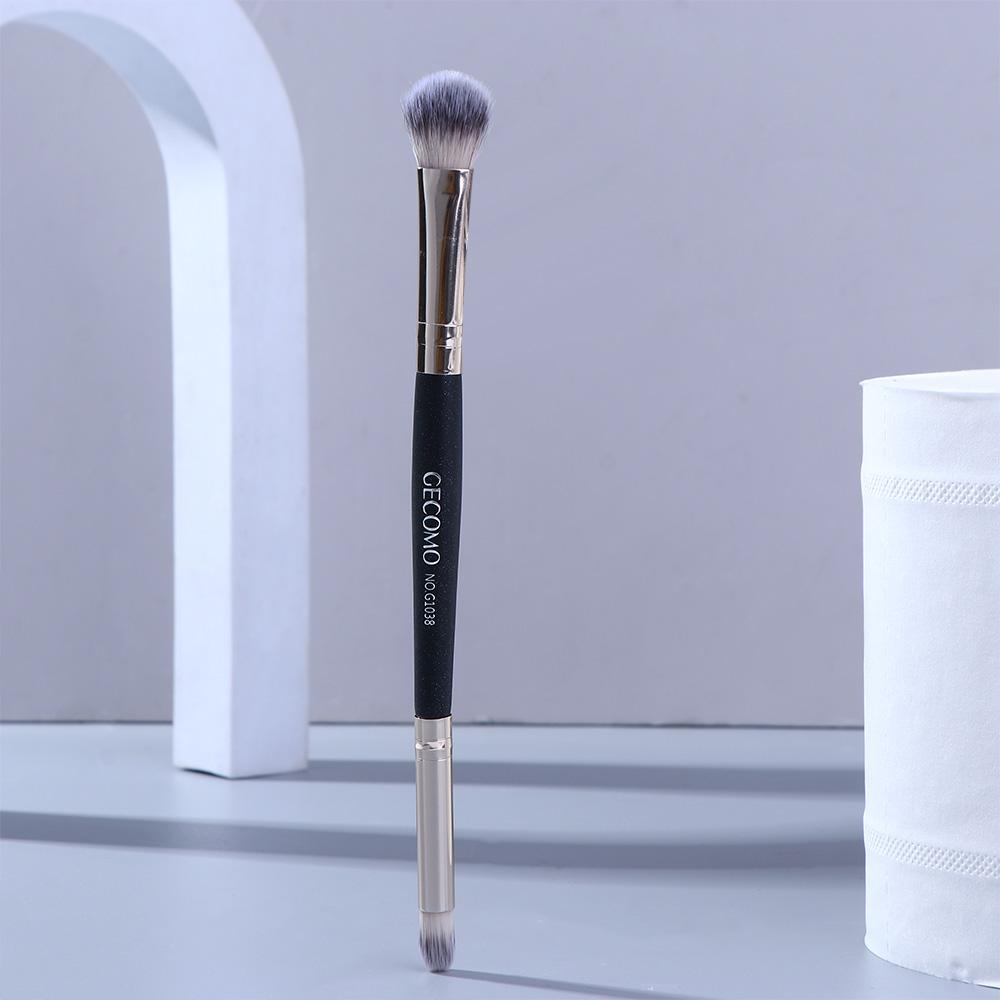 Dense bristles Double-ended Eyeshadow Brush Eye Shadow Brush Makeup Smudge Brush Eye Cosmetic Brush
