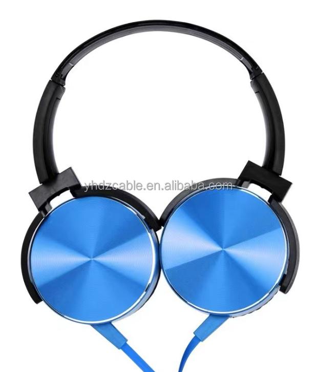 3.5mm Jack Wired Headphone Fashion Computer Gaming Wired Headset Lightweight Over-Ear Earphone Portable Adjustable Earbud