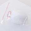 4 Foam Easter Egg Craft White Symbol 115mm