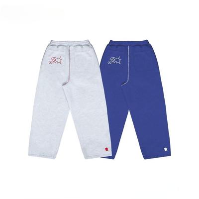 ZYLLO Y2K Casual Pants Mens Womens Harajuku Hip Hop Letter Graphics Embroidered Baggy Pants Joggers Elastic Waist Sweatpants