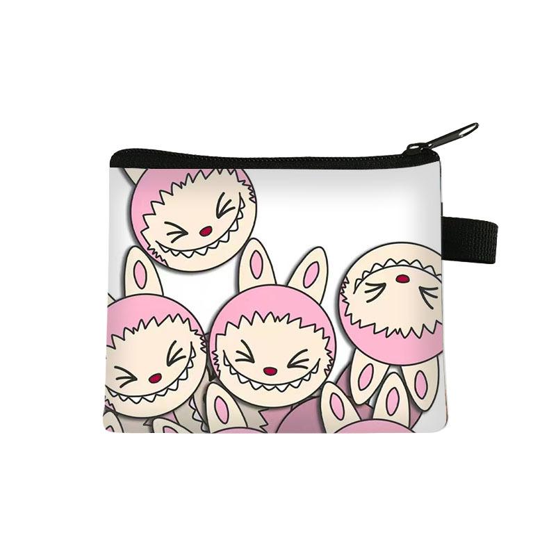 New Labubu Children's Coin Purse Student Cartoon Bag Trendy Mini Storage Bag