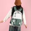Rucksack mit großem Fassungsvermögen für Schüler und Oberstufenschüler Strapazierfähig Waschbar Schwarz Niedlich Doppelschultertasche Schultasche
