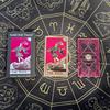 Gold Foil Waterproof PVC Tarot Cards - Color Printed Table Game with Hot Stamping