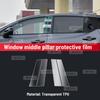 For LEXUS RZ  2024 2025 Anti-scratch Car Interior Transparent TPU Film Center Console Dashboard Navigation Protector Sticker
