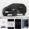 For Jeep Gladiator Anti-UV Sun Shade Rain Snow Resistant Black Cover Dustproof Car Umbrella Full Car Cover Outdoor Protection