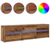 TV Units 2 pcs Reclaimed Wood Look 180 x 34 x 50 cm Particleboard