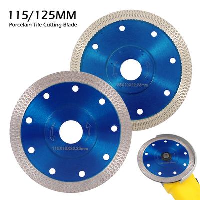 125mm Diamond Cutting Blade Continuou Segmented Rim Circular Saw Blade 65Mn Manganese Steel Cut Off Wheel Angle Grinder Disc