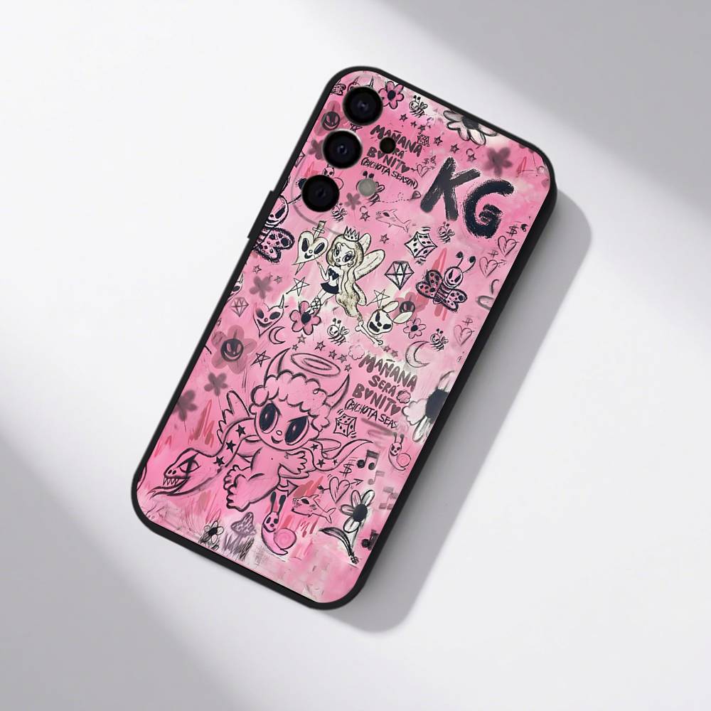 K-KaRol G Tropicoqueta Phone Case For Samsung S25,S24,S21,S22,S23,S30,Ultra,S20,Plus,Fe,Lite,5G Black Cover