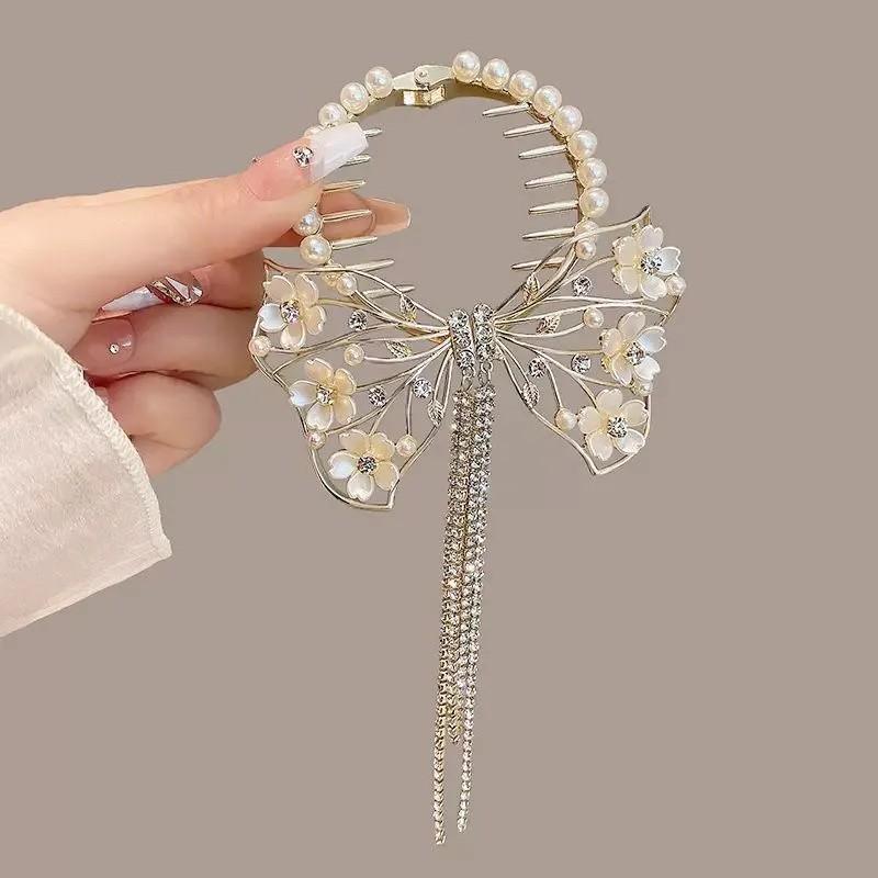 Beautiful Tassel Hair Clip Bundle Head Fixing Clip Hair Clip Bundle Buckle