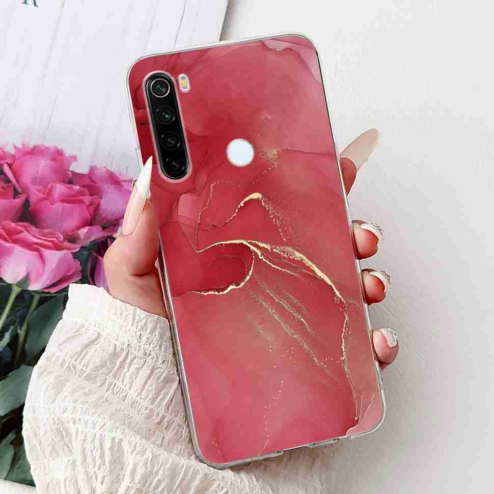For Xiaomi Redmi Note 8 Case Vintage Dragon Luxury Flower Soft Silicone TPU Cover For Redmi Note8 Note 8T Phone Cases Shockproof