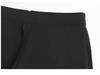 Black High-Waist A-Line Skirt for Women - Autumn 2023, Large Size, with Slit