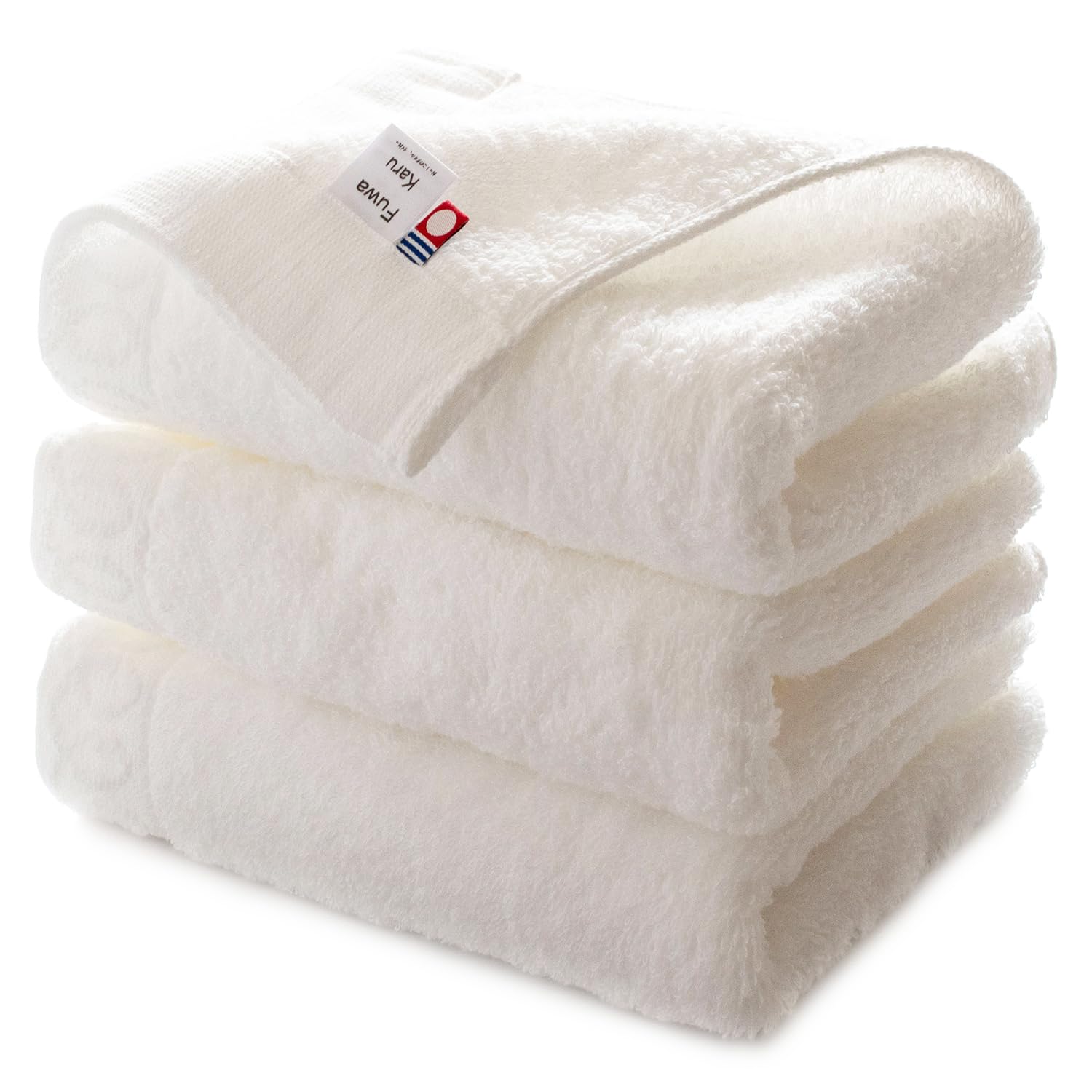 

Transparan Imabari Face Loosely Made in Japan Towels, 3-Piece Set, Soft, Absorbent, Quick-Drying, Lightweight, Thick, 100% Cotton, Twisted, Fluffy,