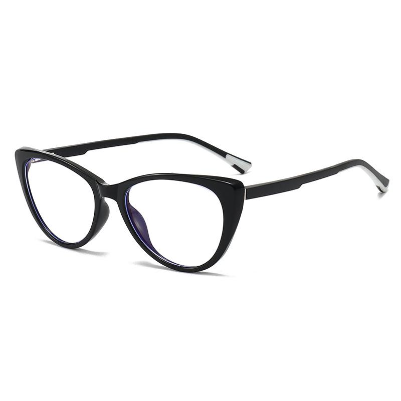 Women s Retro Cat Eye Photochromic Glasses with Blue Light Blocking Optional Migraine Lenses 0° Blue Light Blocking