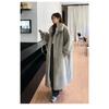 Long Fur Coat Women Warm Clothing Winter New Imitation Mink Cashmere Coats Korean Chic Lapel Loose Thickened Plush Jacket Women
