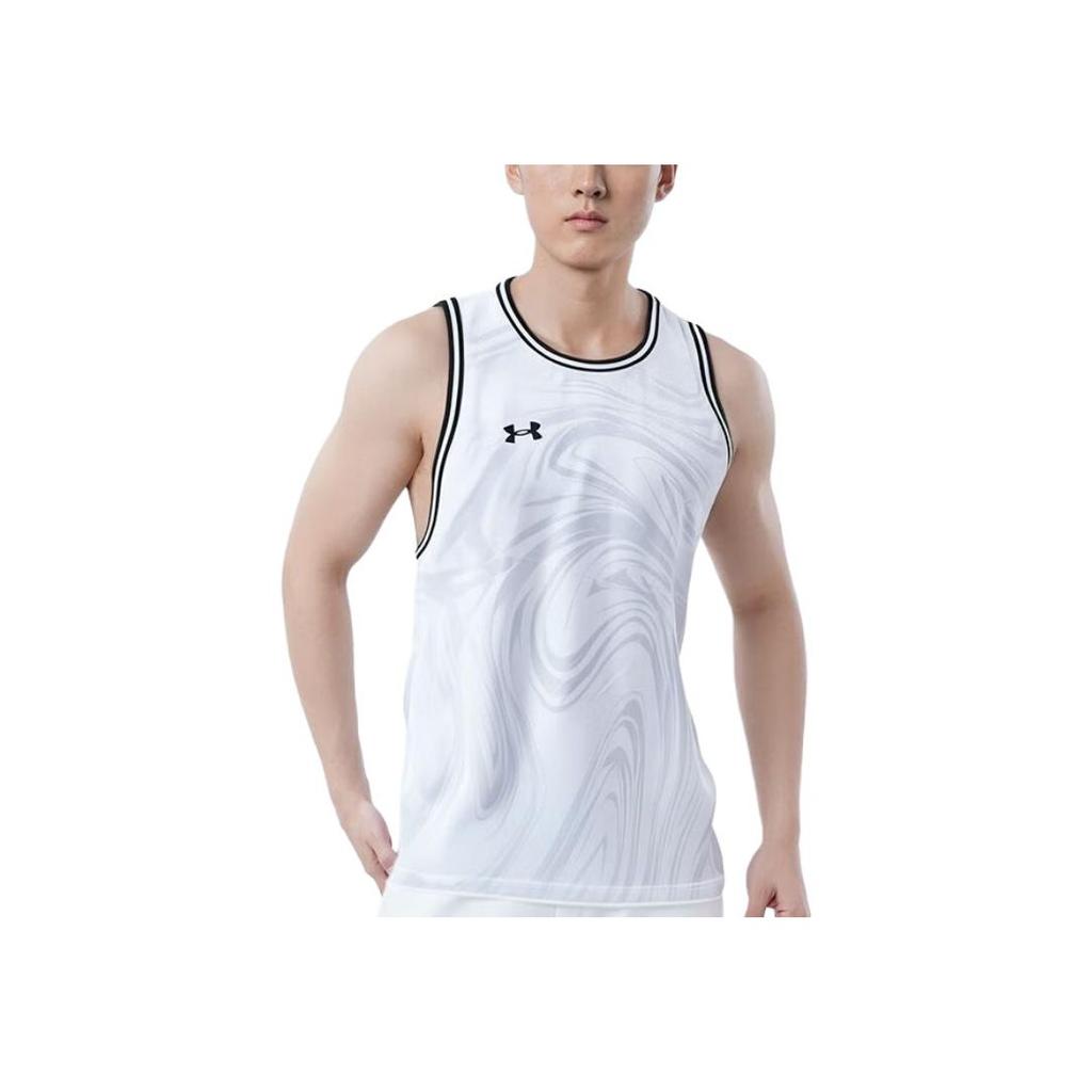 Under Armour Breathable Quick-Dry Comfortable Sports Sleeveless Vest Unisex Tops White 25500128-100
