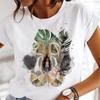 Sweet Wine Plus Size T-Shirt Unisex Clothing Print Girl 90s Cartoon Printing Clothes Graphic Top Lady FeUnisex Tee
