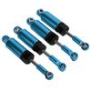 4pcsset Metal Adjustable Shock Absorber for MN 116 Remote Control Car Model Upgrade PartsBlue
