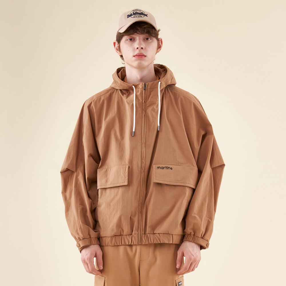 Martine Golf Loose Fit Hoody Jacket_Dark Beige (Men)