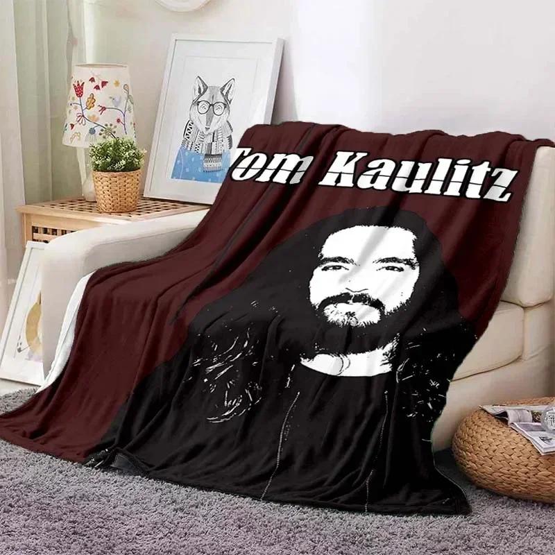 Tokio Hotel Band Retro Printed Blanket Warm Blanket Flannel Soft and Comfortable Blanket Home Travel Bedding Birthday Gift
