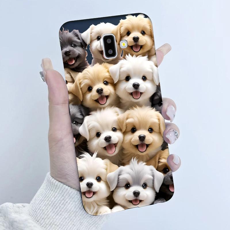 Cute Astronaut Panda Cartoon Case For Samsung Galaxy J6 2018 J6 Plus J600F/DS J610F/DS J600FN J610FN Silicone Bumper Soft Cover