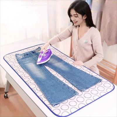 1PC Foldable Portable Ironing Mat - Waterproof, Heat-Insulated, High-Temperature Resistant for Travel and Home Use