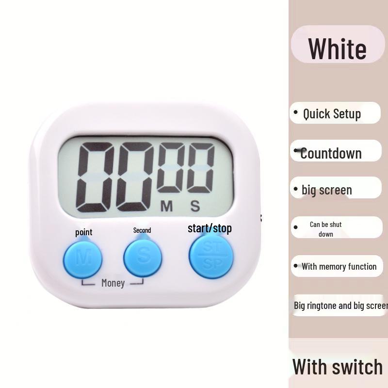 

Mini Cute Electronic Smart Alarm Clock for Students & Children - Large Screen Digital Display with Night Light & Snooze Function 9*5.5cm/Without Battery