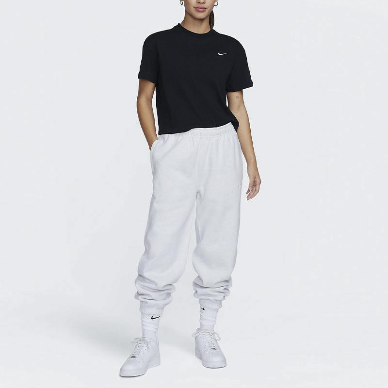 Nike Lab Solid Color Fleece Jogger Pants Women Bottoms Birch DA0334-051