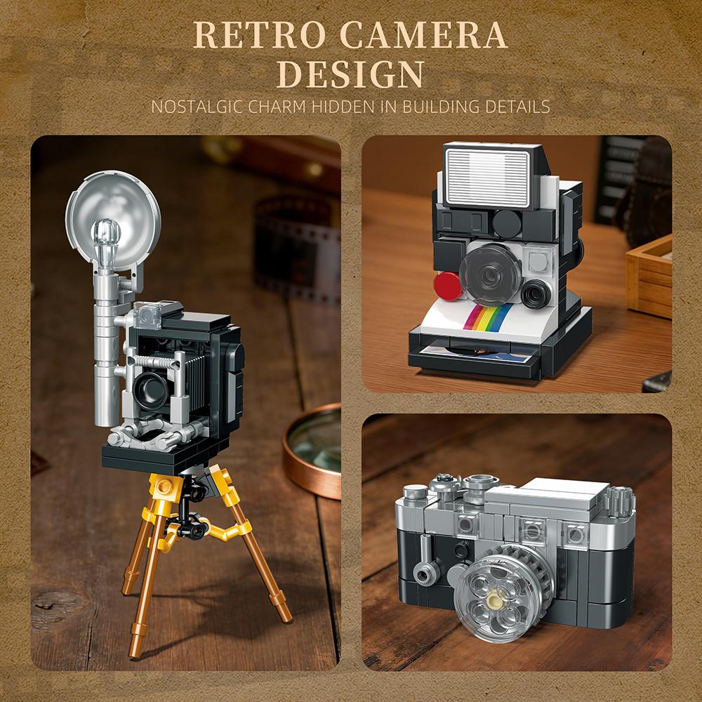 High-Quality Knew High-Quality Built High-Quality 3D High-Quality Camera High-Quality Building High-Quality Blocks–Vintage High-Quality Collectible
