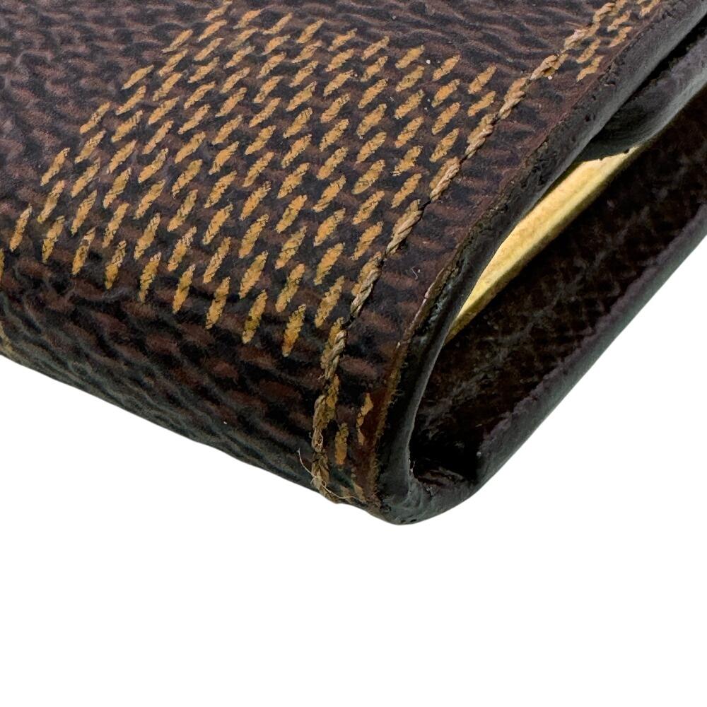 Louis Vuitton N62630 Six Hooks Damier Leather Multicles6 Key Holder  Brown Leather Used