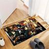 Anime Survey Corps Warrior Group Battle Print Area Rug Non‑Slip Rectangular Floor Mat Manga Fan Gaming Home Decor